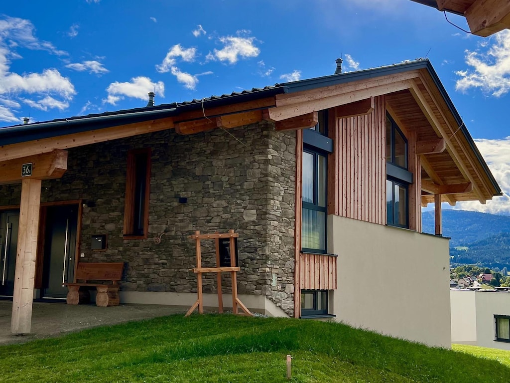 Chalet direct naast het skigebied