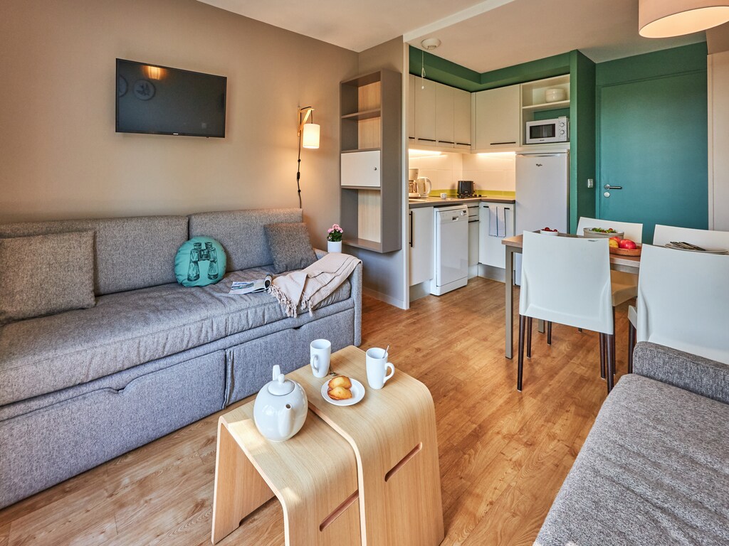 Küstenchalet für 6 Personen mit Pool