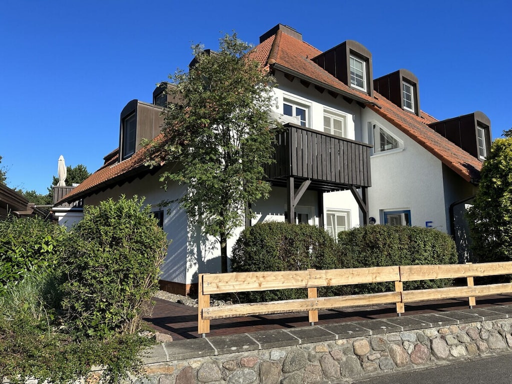 Appartement Seezeichen in de badplaats Prerow aan de Oostzee.