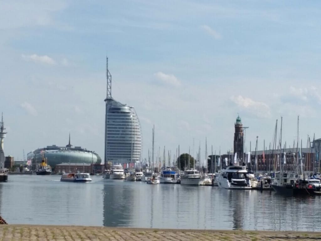 Nieuwe Koralle-haven in Bremerhaven