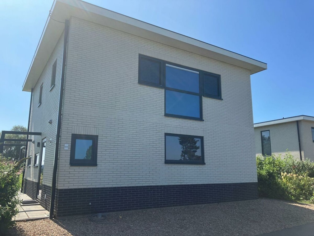Architektonisch gestaltetes Ferienhaus für 8 Personen in Olburgen, Gelderland, stilvoll, freistehend und großzügig.