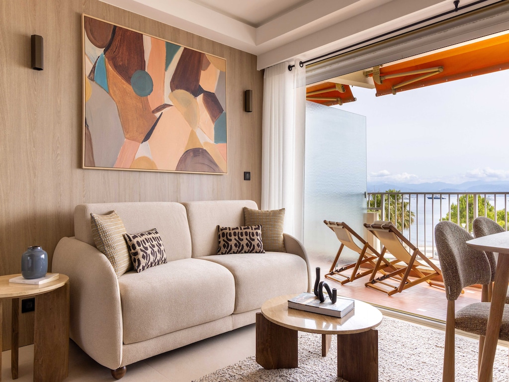 1-slaapkamer/4-persoons appartement met prachtig uitzicht op zee