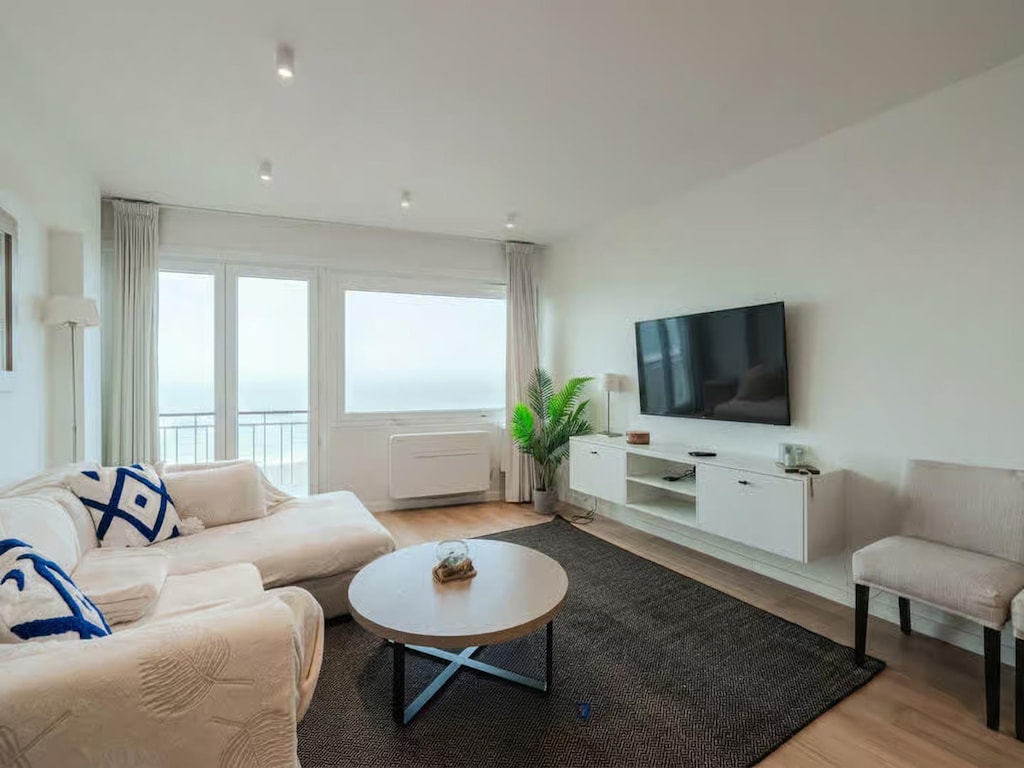 Appartement aan zee met uitzicht in Blankenberge