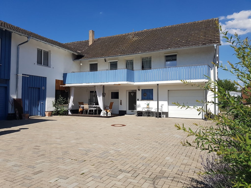 Vakantieappartement in Werbach met barbecue