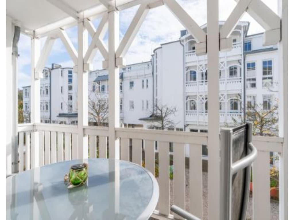 Vakantieappartement op de 2e verdieping met balkon in Sellin