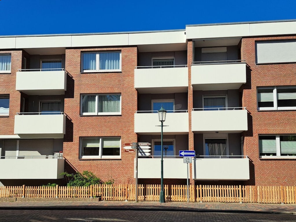 Bäumer op het zuidbalkon van Borkum
