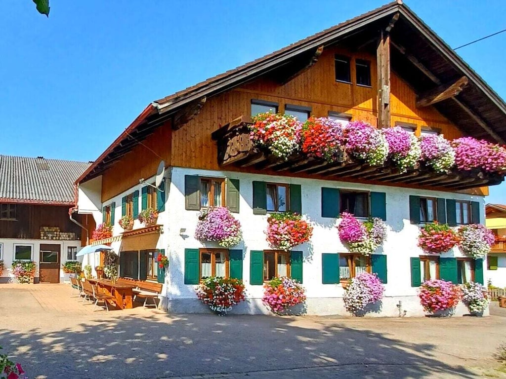 Vakantieboerderij - Uitzicht op de Kugler-weide