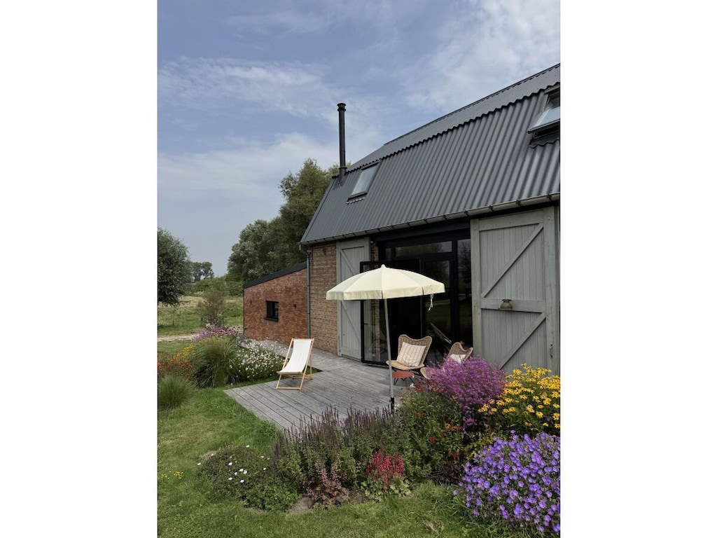 Ferienhaus in Oostburg mit Barbecue