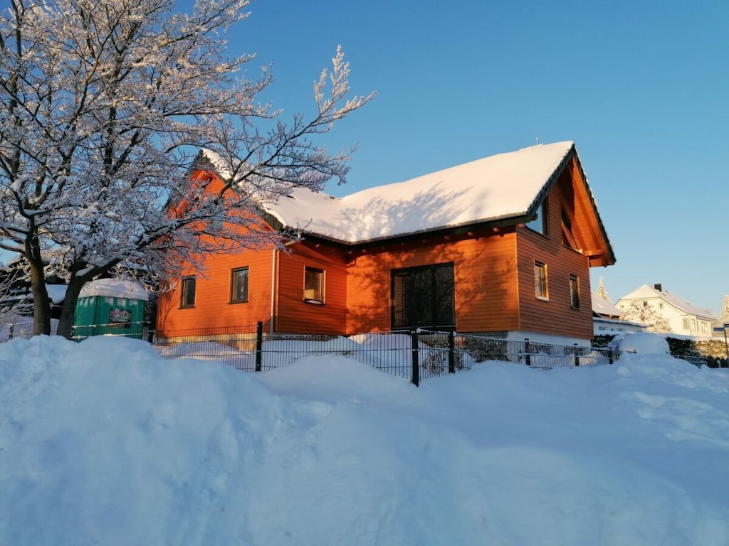 Hütte in Friedrichsbrunn mit Barbecue