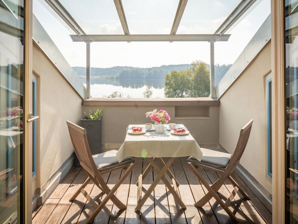 Loggia in vakantiehuis Lebensart-am-See