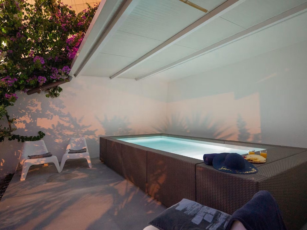Villa aan het strand met bubbelbad
