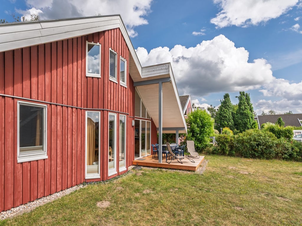 Gezellig vakantiehuis met tuin en terras in het havenplaatsje Müritz.