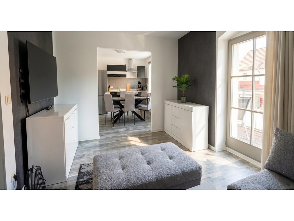 Elbquartier mit Balkon & Parkplatz in Pirna