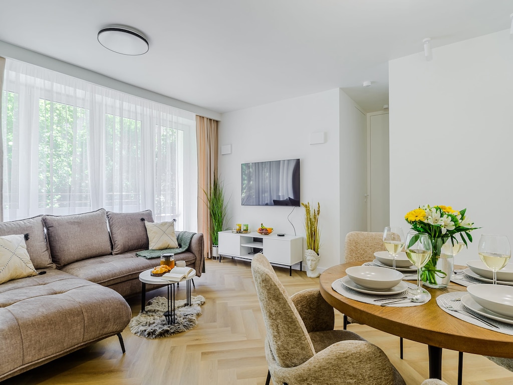 Charmant appartement bij het strand