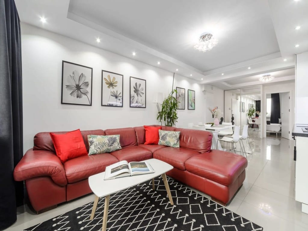 Ruim appartement in het centrum van Warschau