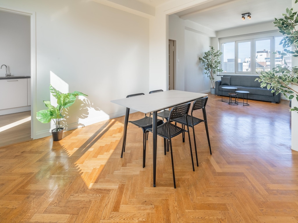 Gezinsvriendelijk aptmet 3 slaapkamers vor 6 persn
