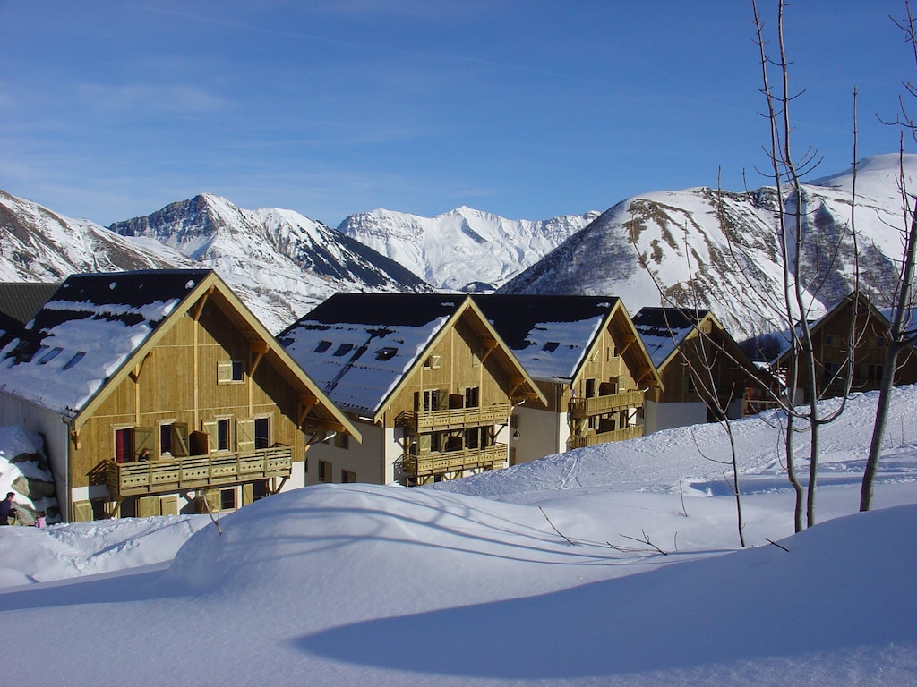 Appartement in Les Sybellen met hellingen
