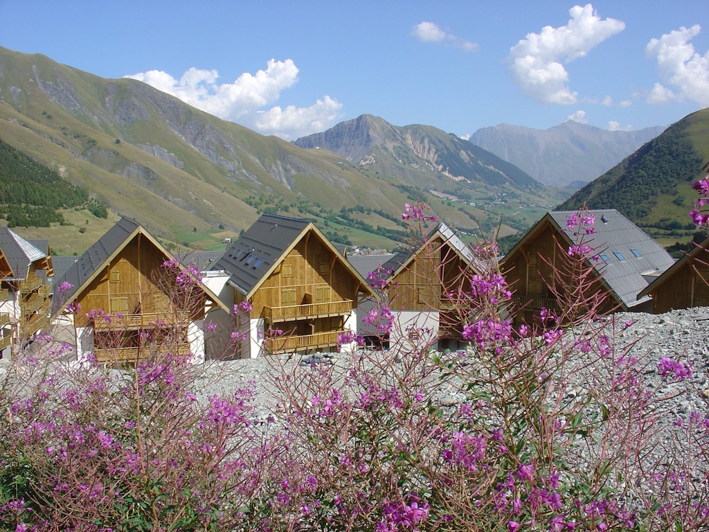 Appartement in Les Sybellen met hellingen