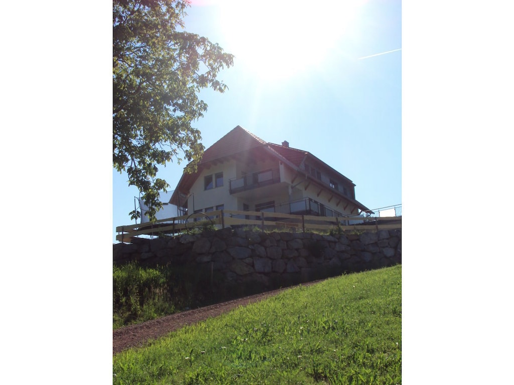 Panoramisch uitzicht op Vogtshof