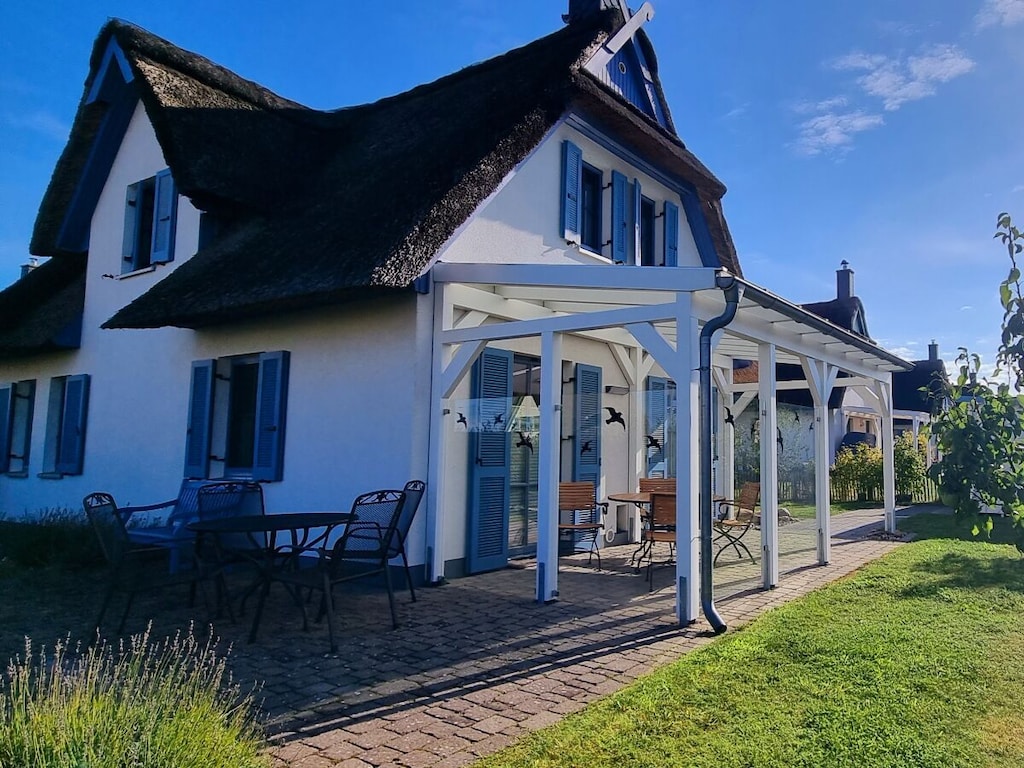 Rieten dakhuis De Strandkieker