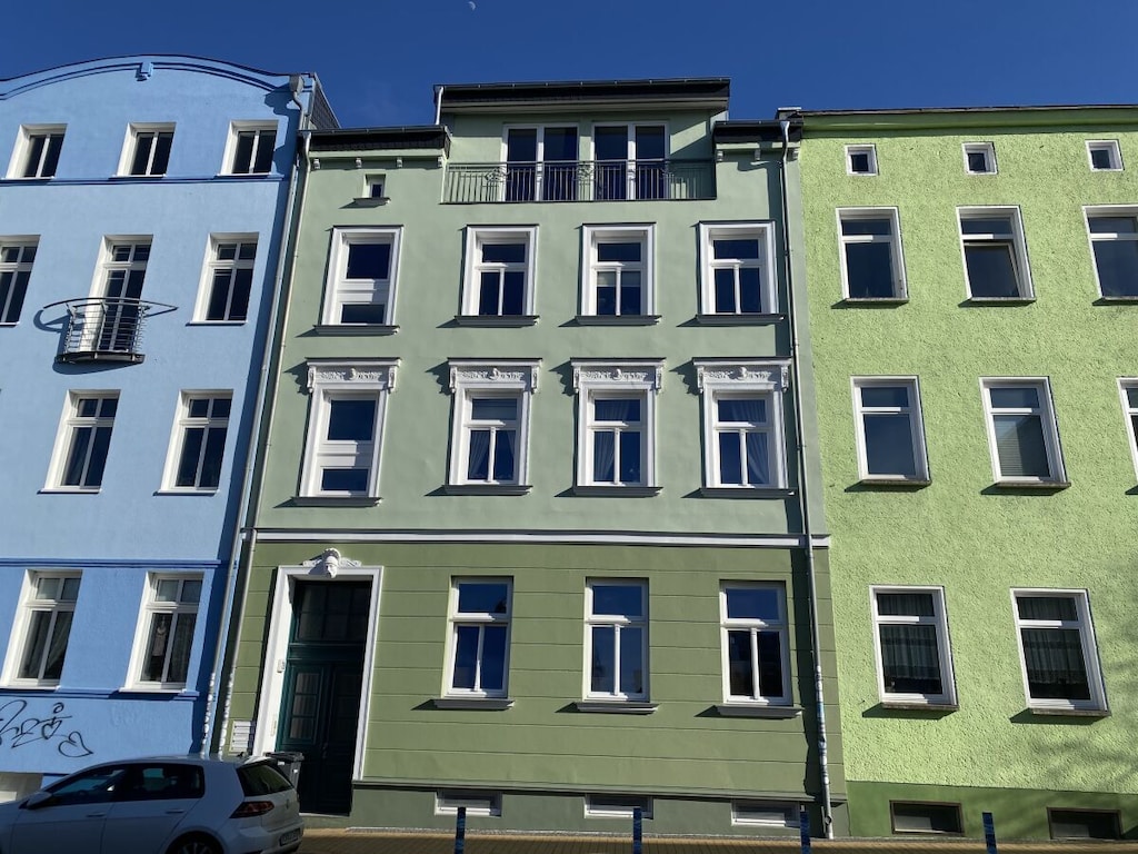 Vakantieappartement in Rostock met balkon