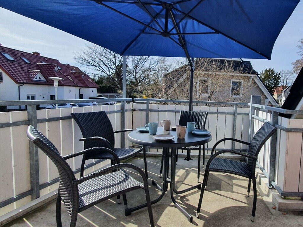 Ferienwohnung in Zingst mit Balkon