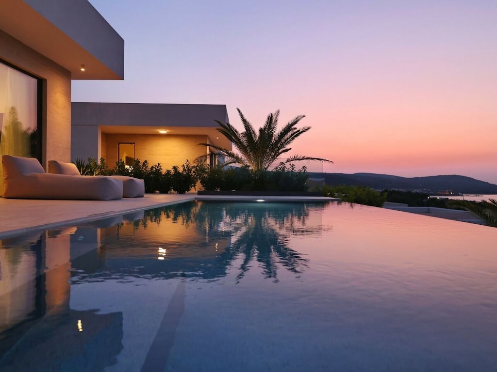 Villa in Tkon met zwembad