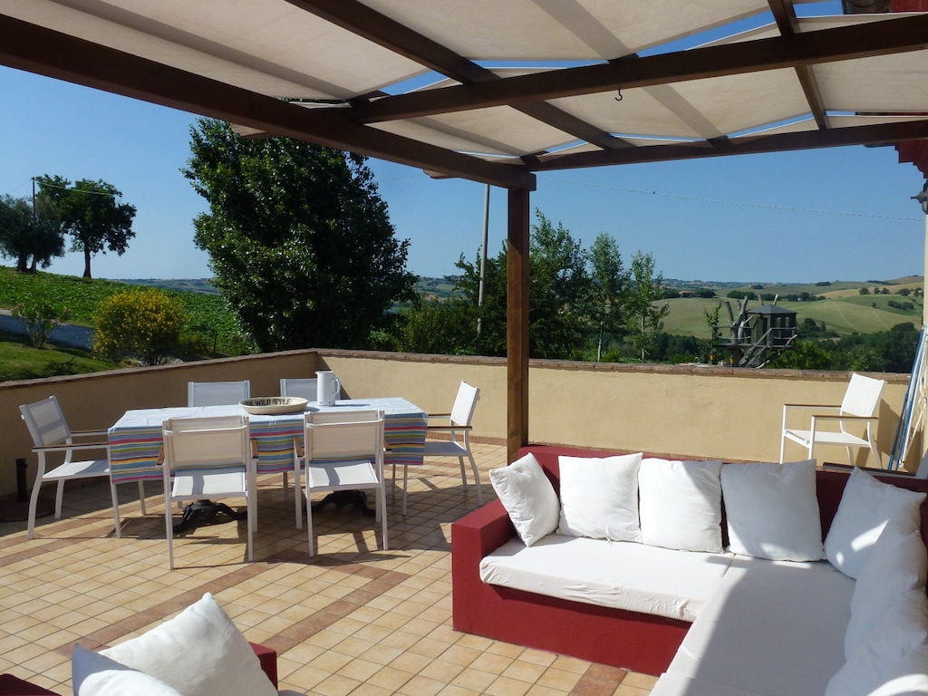 Terrazza in de "Casa Montale"