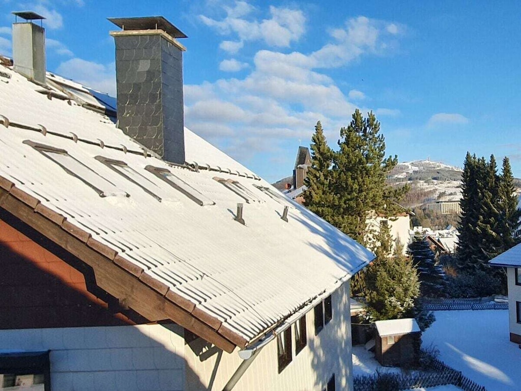 Loft in de bergen met balkon
