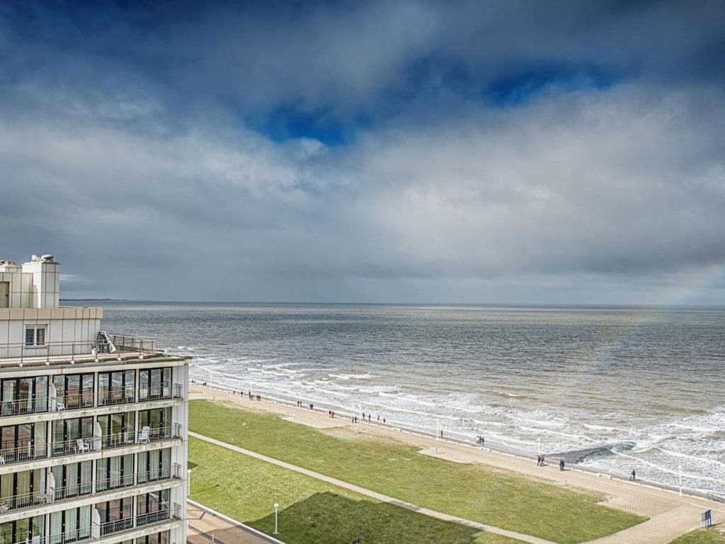 Zonnig geel met uitzicht op de Noordzee