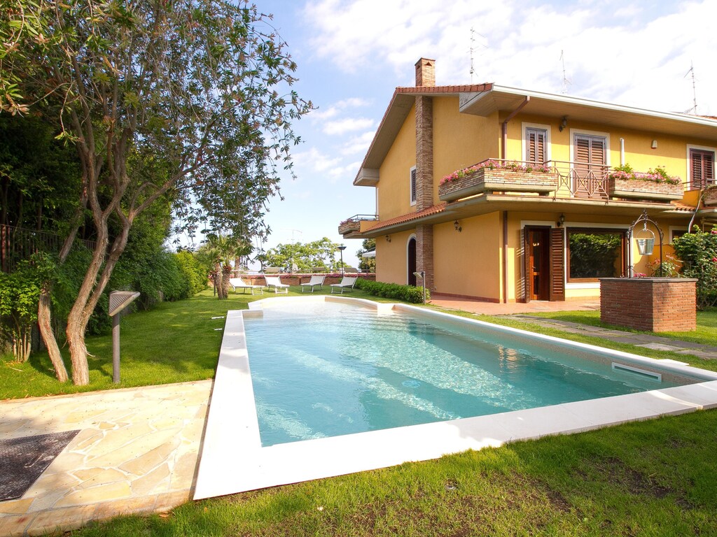 Siciliaanse villa met uitzicht op zee