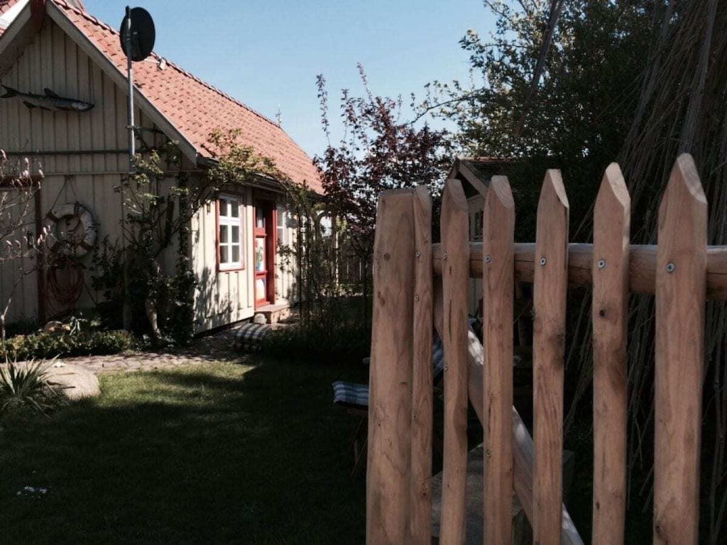 Klein huisje aan de haven