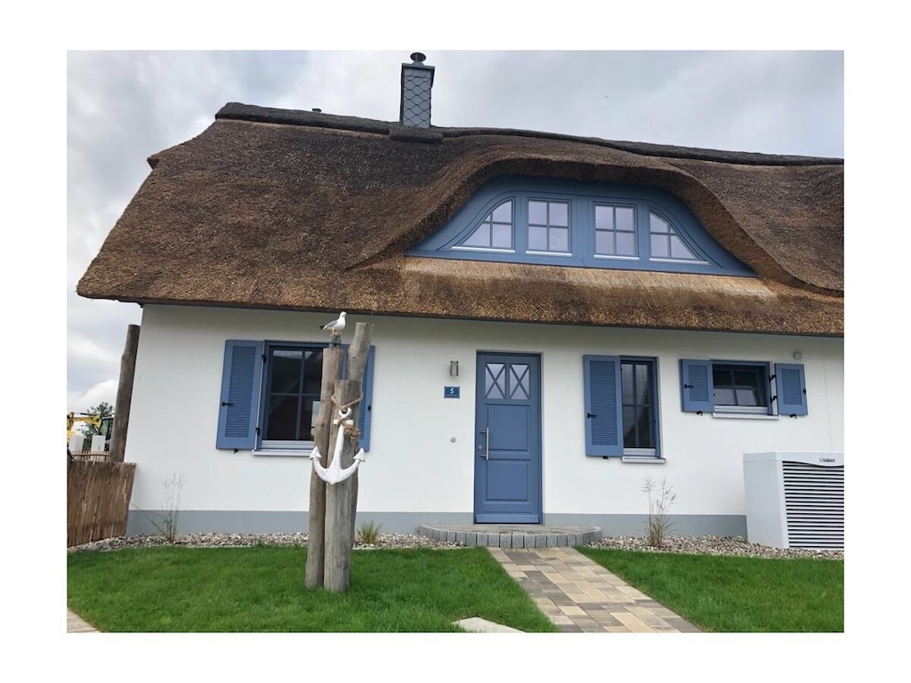 Rietgedekt huis "dat huus"