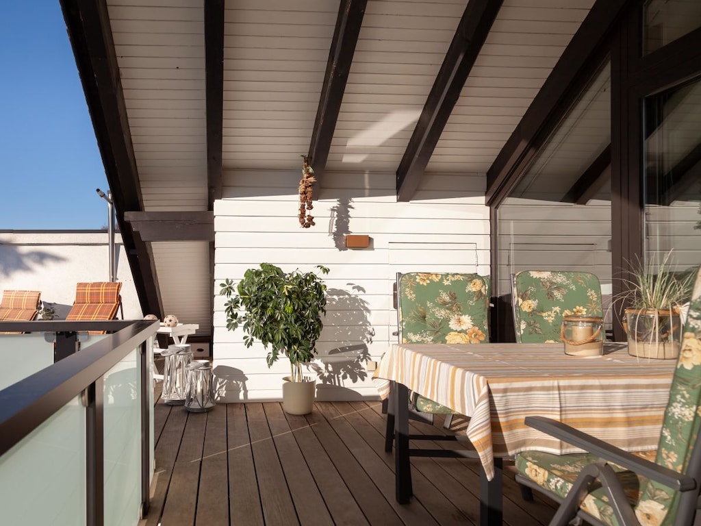 Exclusief vakantieappartement met uitzicht op het Harzgebergte