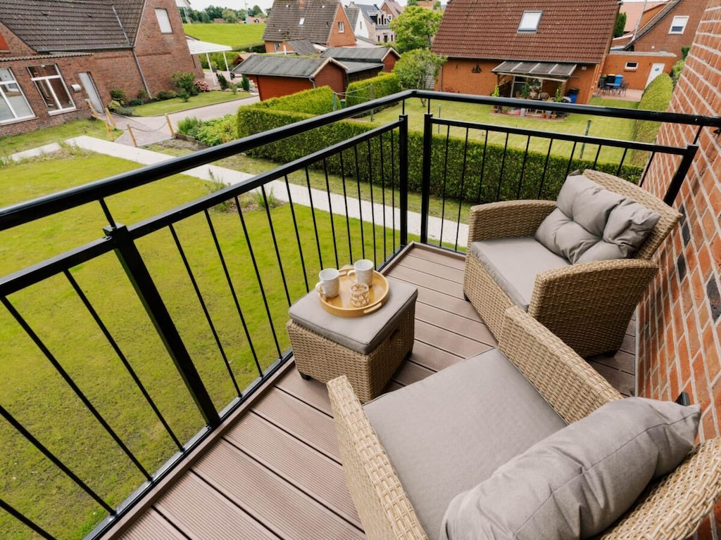 Ferienwohnung in Greetsiel mit Balkon