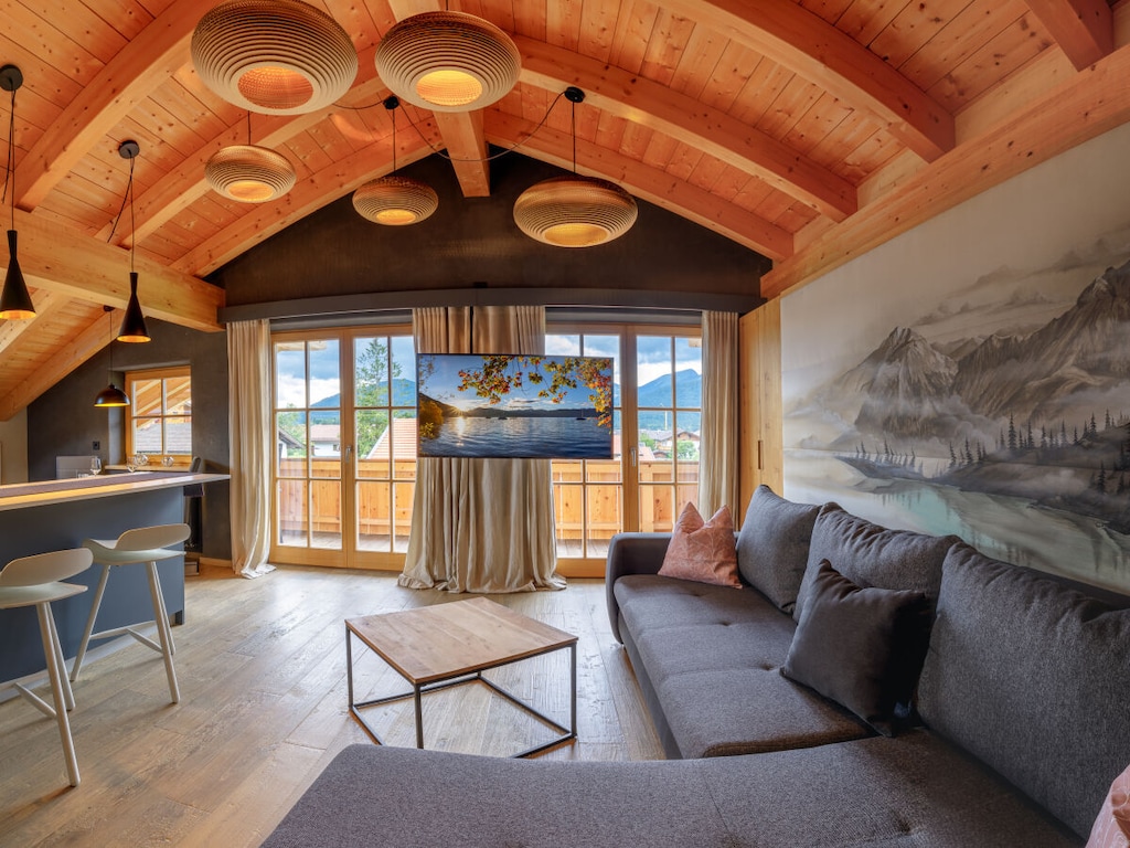 Vakantieappartement in Krün met zwembad