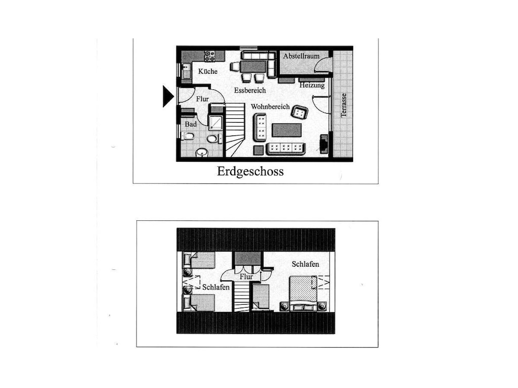 Vakantiehuis met 2 slaapkamers