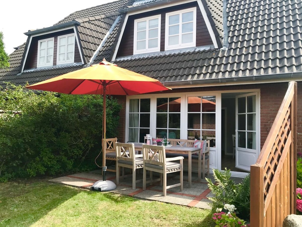 Uitzicht op de dijk in Nieblum