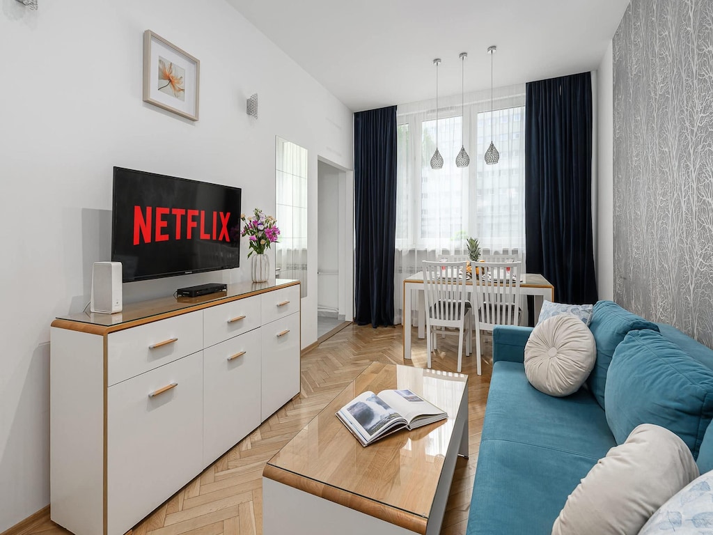 Appartement in Warschau met balkon