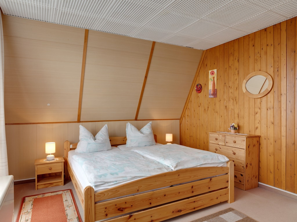 Vakantiehuis met terras vlakbij de Rennsteig