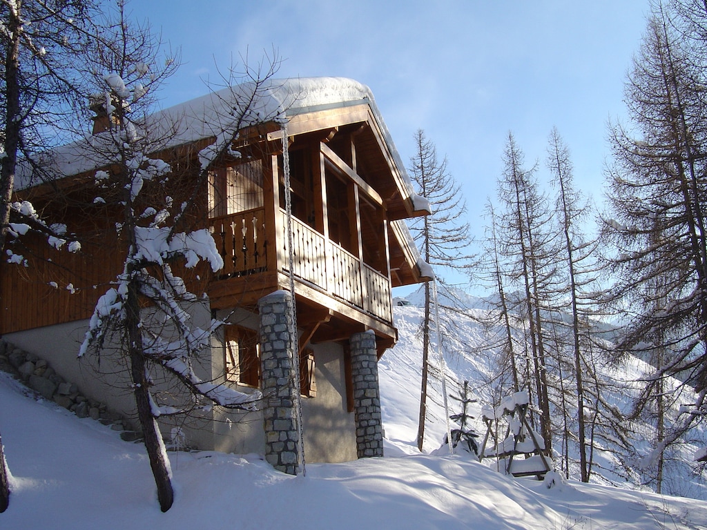 Charmant chalet met uitzicht op de Mont Blanc