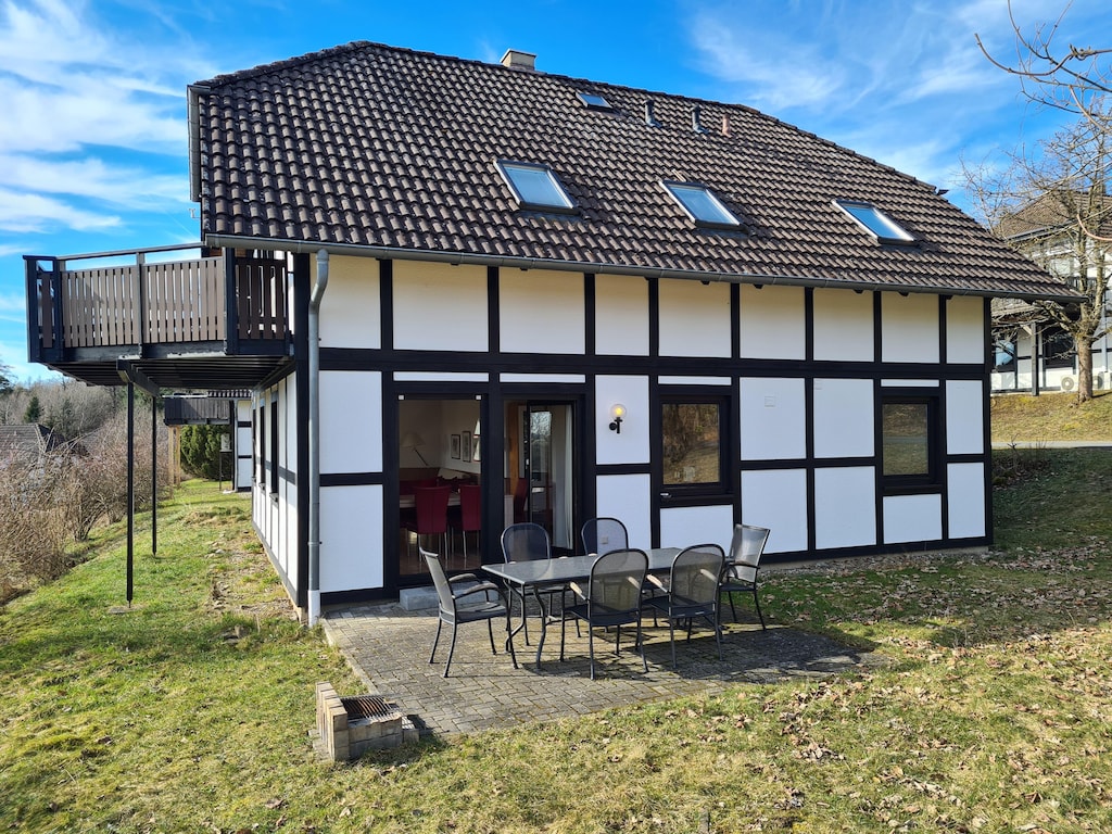 Appartement in Hessen met een panoramisch uitzicht