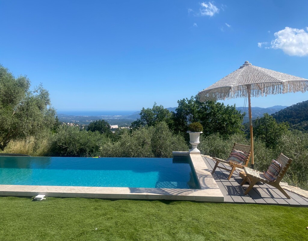 Vakantiehuis met privé zwembad in Grasse (Frankrijk) voor 8 personen