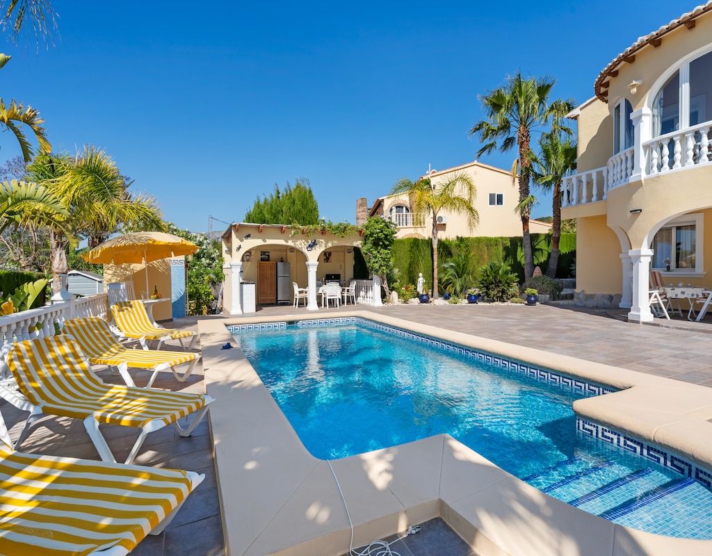 Vakantiehuis met privé zwembad in Calpe (Spanje) voor 9 personen