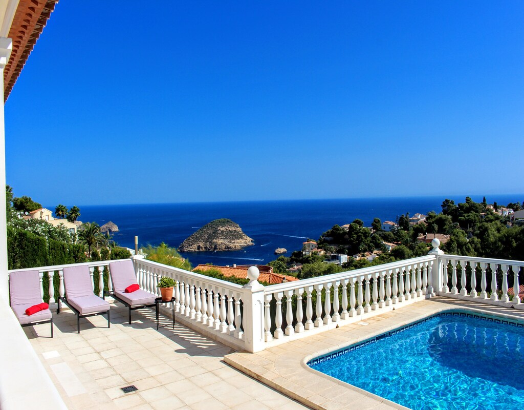 Vakantiehuis met privé zwembad in Javea (Spanje) voor 8 personen