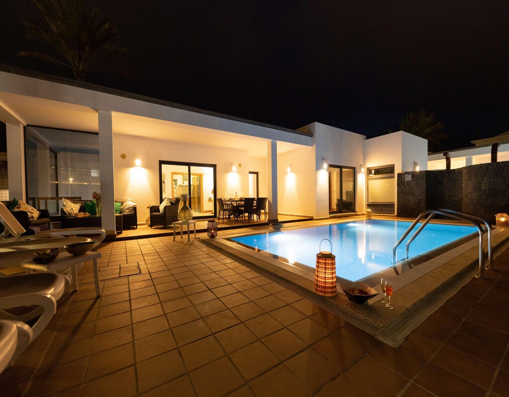 Vakantiehuis met privé zwembad in Playa Blanca (Spanje) voor 6 personen