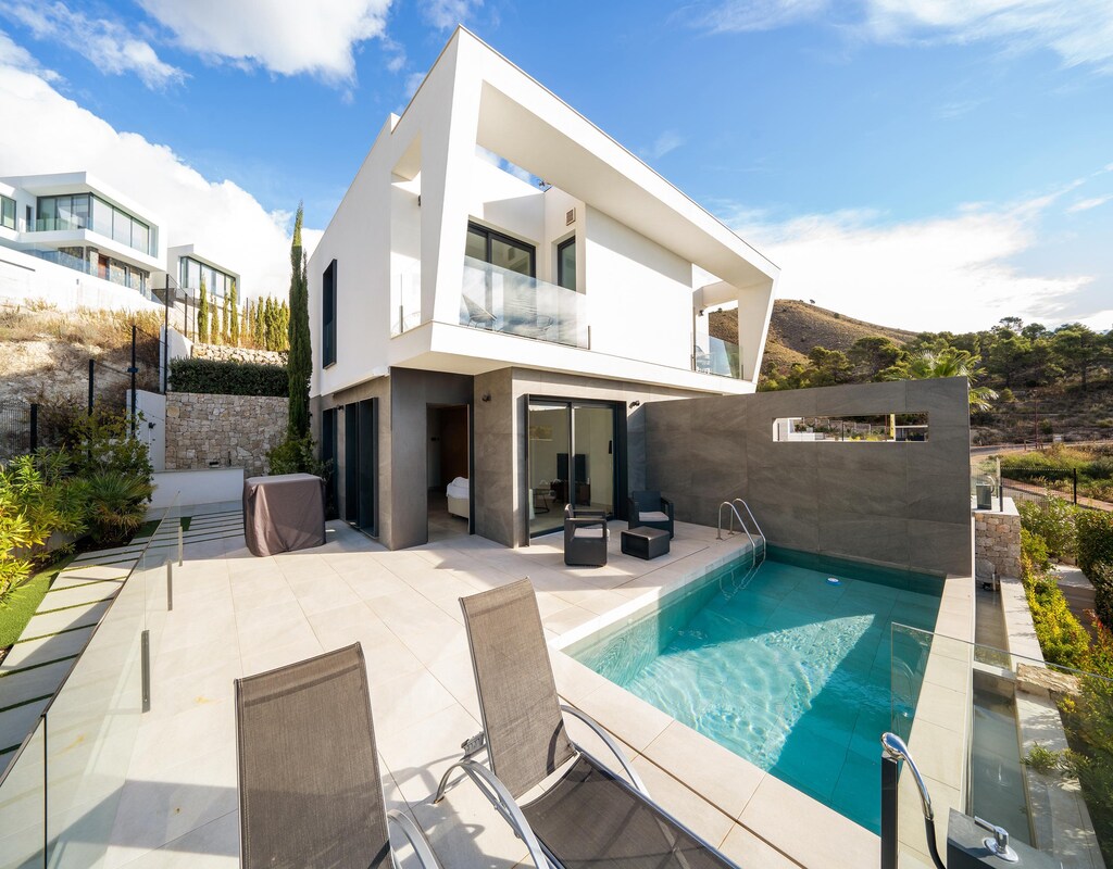 Vakantiehuis met privé zwembad in Finestrat (Spanje) voor 6 personen