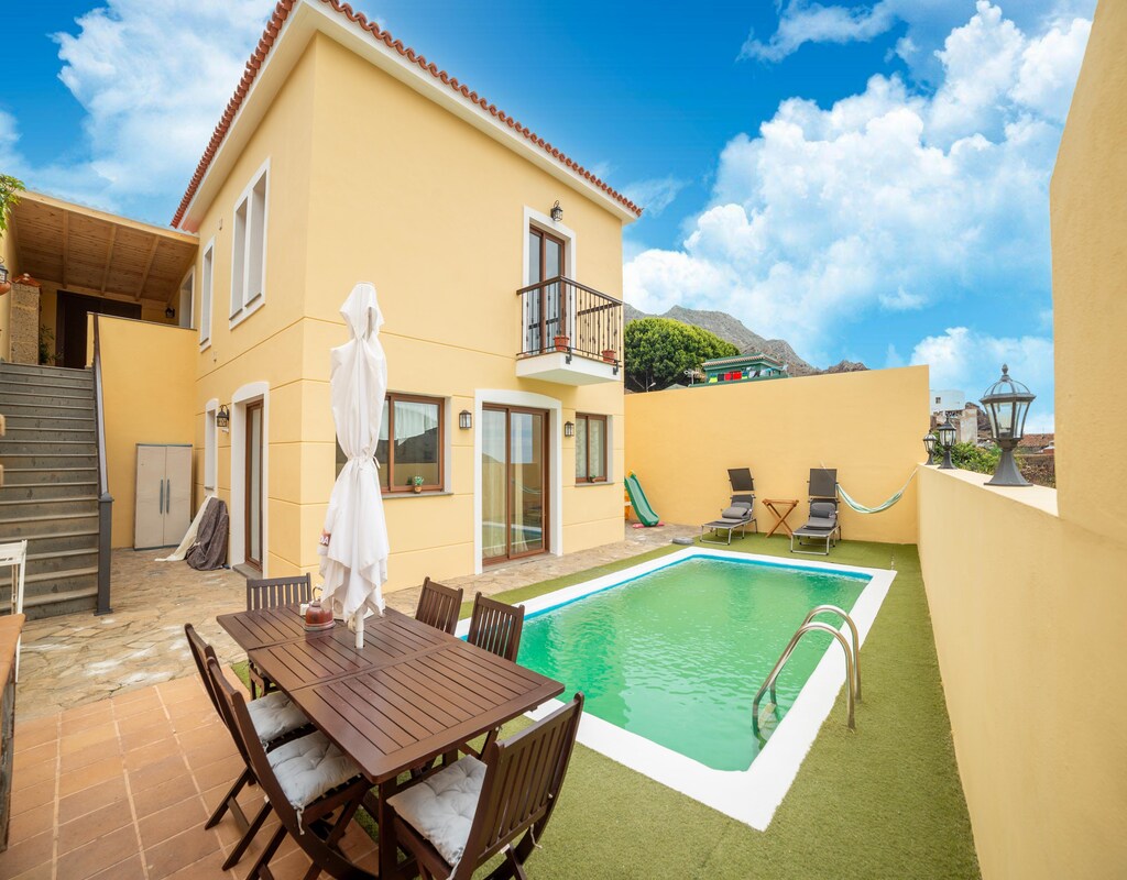 Vakantiehuis met privé zwembad in El Palmar (Spanje) voor 4 personen