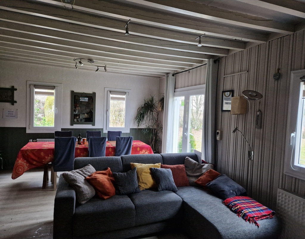Vakantiehuis met omheinde tuin in Transinne (België) 4 honden zijn welkom