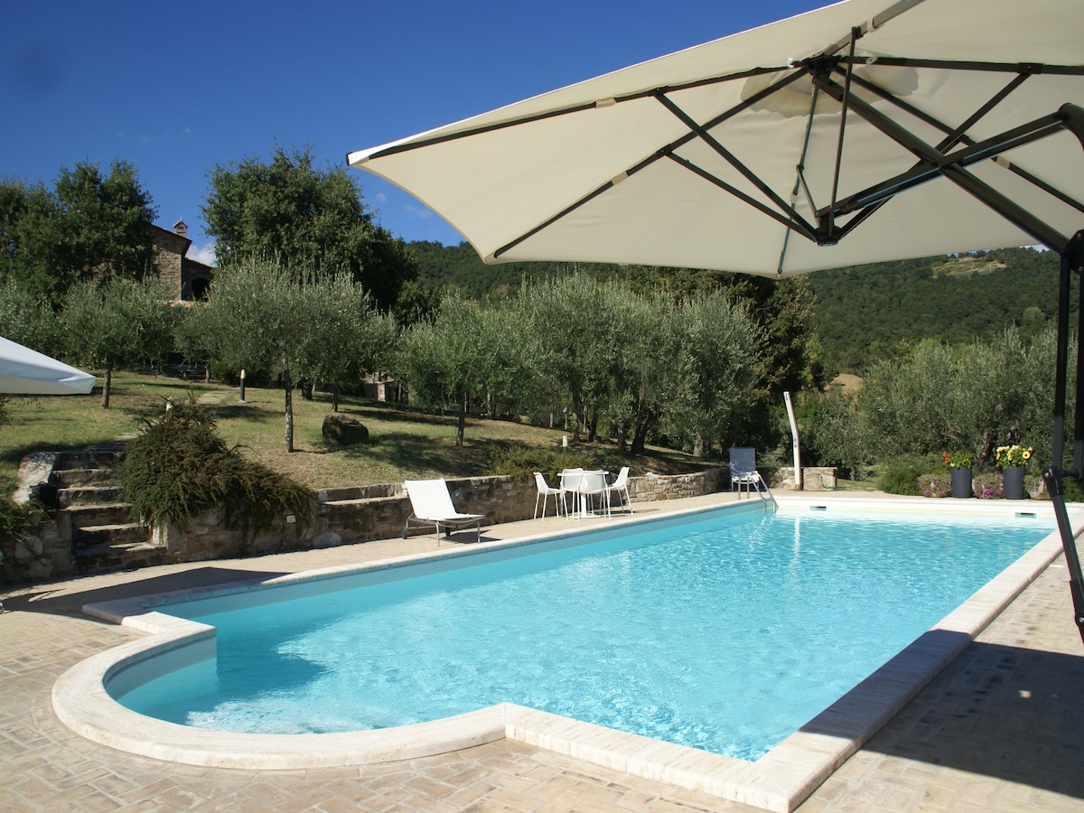 9-persoons villa met privézwembad in Umbertide